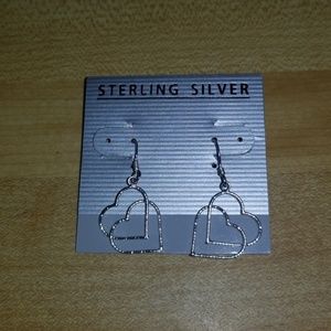 Sterling Silver Heart Earrings